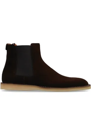 Dolce & Gabbana Homme, Chaussures, Brun, Taille: 42 1/2 EU Bottines Chelsea en daim