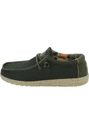 Hey dude Homme, Chaussures, Vert, Taille: 43 EU Collection Baskets Tricotée