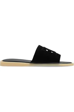 Dolce & Gabbana Homme, Chaussures, Noir, Taille: 46 EU Chaussons en daim