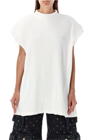 The Attico Femme, Tops, Blanc, Taille: 36 FR T-shirt blanc Laurie