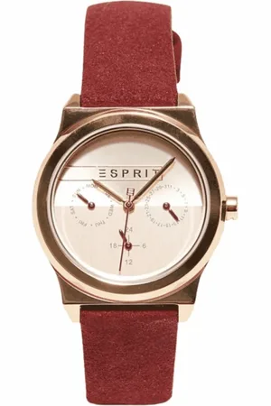 ESPRIT Femme, Accessoires, Rose, Taille: ONE Size Montre Femme Rose Quartz Acier Inoxydable
