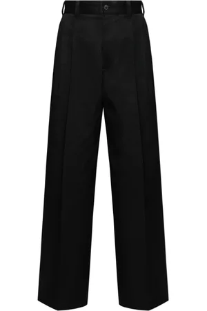 Maison Margiela Homme, Pantalons, Noir, Taille: M Pantalon avec Logo