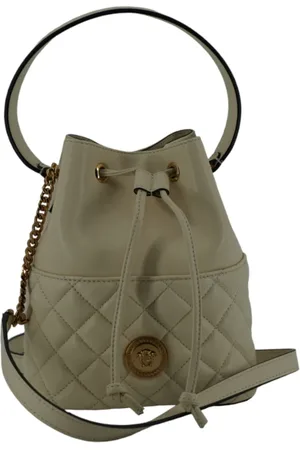 VERSACE Femme, Sacs, Gris, Taille: ONE Size Élégant Petit Sac Seau à Bandoulière