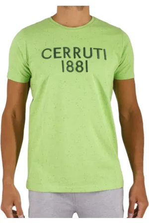 Cerruti 1881 Homme, Tops, Vert, Taille: L Tshirt avec logo brodé - Coloratura