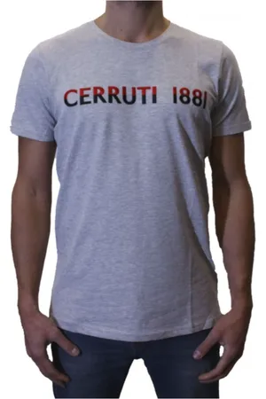 Cerruti 1881 Homme, Tops, Gris, Taille: S TShirt stretch avec logo - Gimignano
