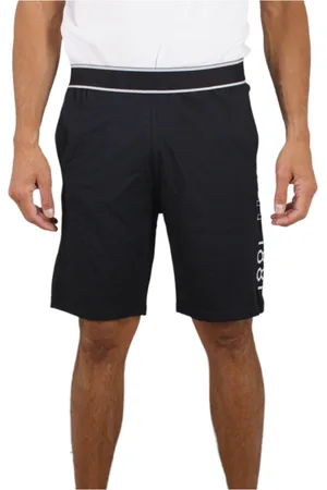Cerruti 1881 Homme, Shorts, Noir, Taille: S Logo Noir Imprimé Côté Buffa
