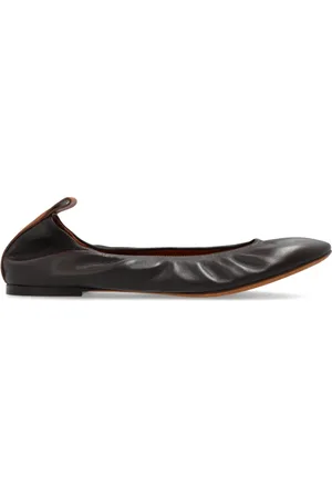 Lanvin Femme, Chaussures, Brun, Taille: 36 EU Ballerines en cuir