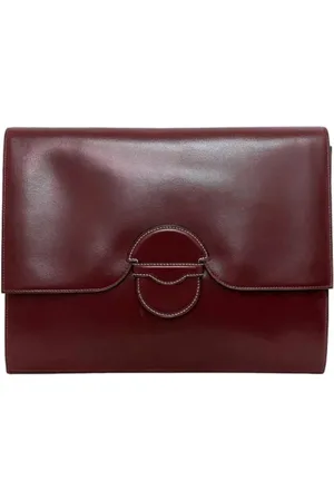 Hermès Femme, Pre-owned, Brun, Taille: ONE Size Pre-owned Tissu pochettes-minaudieres