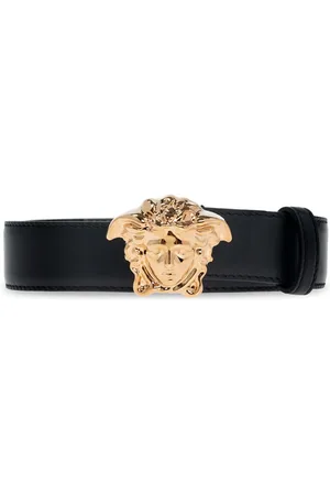 VERSACE Femme, Accessoires, Noir, Taille: 95 CM Ceinture avec boucle décorative