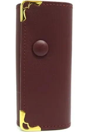 Cartier Femme, Pre-owned, Rouge, Taille: ONE Size Pre-owned Cuir porte-cls