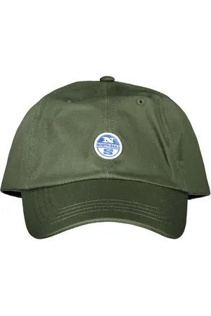 North Sails Unisex, Accessoires, Vert, Taille: ONE Size Casquette en Coton Vert avec Visière et Logo