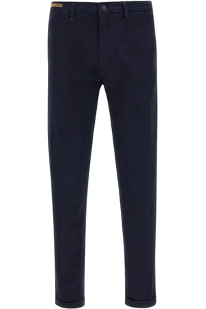 RE-HASH Homme, Pantalons, Bleu, Taille: W31 Chinos Bleu avec Poche Française