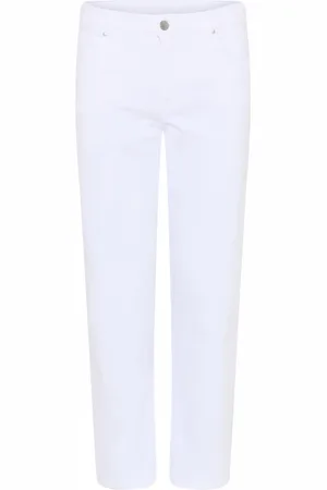 C.ro Femme, Jeans, Blanc, Taille: 50 FR Magic Fit Straight Leg Pantalon Blanc