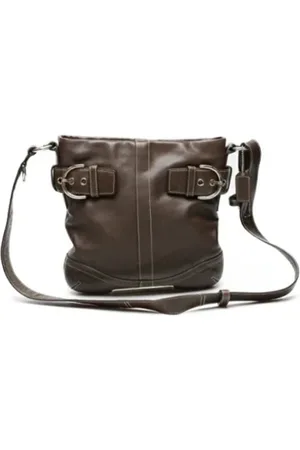 Coach Femme, Pre-owned, Brun, Taille: ONE Size Pre-owned Tissu sacs-ports-paule