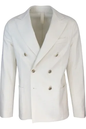 ELEVENTY Homme, Vestes, Blanc, Taille: L Veste Blanche Classique