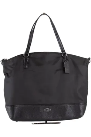 Coach Femme, Pre-owned, Noir, Taille: ONE Size Pre-owned Cuir cabas