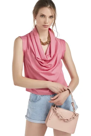 Silvian Heach Femme, Tops, Rose, Taille: 40 FR Blouse Flaredeck