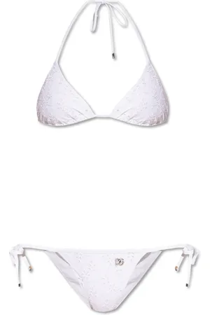Dolce & Gabbana Femme, Maillots de bain, Blanc, Taille: 38 FR Maillot de bain deux pièces