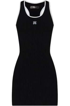 AMIRI Femme, Robes, Noir, Taille: 36 FR Robe à rayures