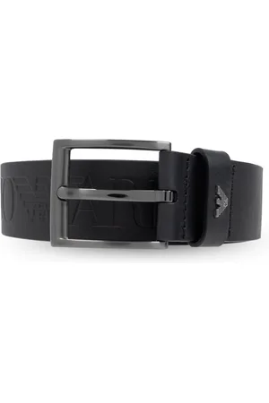 Emporio Armani Homme, Accessoires, Noir, Taille: 95 CM Ceinture en cuir
