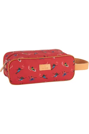 Gallo Unisex, Sacs, Multicolore, Taille: ONE Size Trousse de Beauté Unisexe Rouge avec Motif Skieur