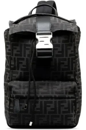 Fendi Femme, Pre-owned, Noir, Taille: ONE Size Pre-owned Toile sacs-ports-paule