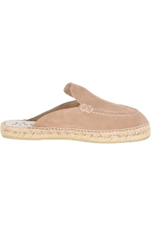MANEBI Femme, Chaussures, , Taille: 40 EU Sabots mules en daim avec semelle en jute