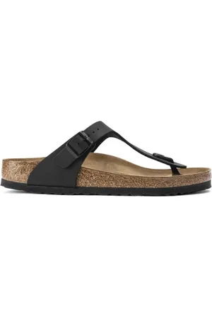 Birkenstock Homme, Chaussures, Noir, Taille: 36 EU Gizeh Birko-Flor Sandales