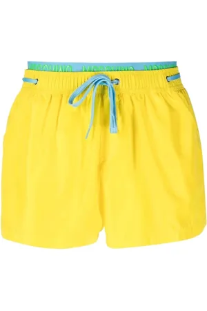 Moschino Homme, Maillots de bain, Jaune, Taille: XL Maillots de Bain Homme Logato Groffato