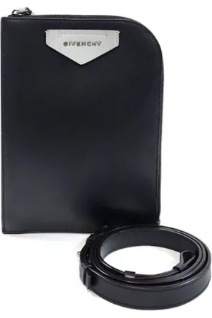 Givenchy Femme, Pre-owned, Noir, Taille: ONE Size Pre-owned Tissu sacs-bandouliere
