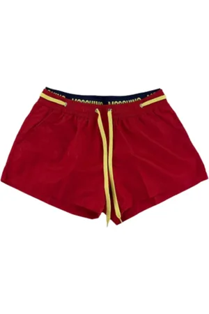 Moschino Homme, Maillots de bain, Rouge, Taille: L Maillots de Bain Homme Élégant Logato Groffato