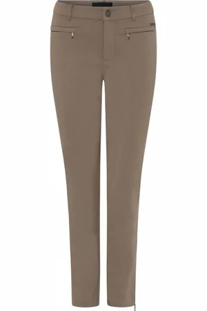 C.ro Femme, Pantalons, , Taille: 36 FR Pantalons en paille élégants avec fermeture éclair