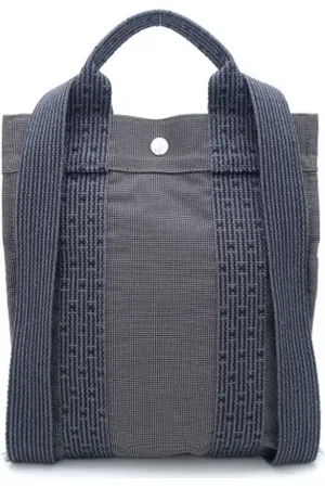 Hermès Femme, Pre-owned, Gris, Taille: ONE Size Pre-owned Tissu sacs-dos