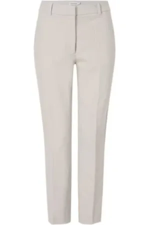 Calvin Klein Femme, Pantalons, , Taille: 38 FR Pantalon Femme en Gabardine Stretch