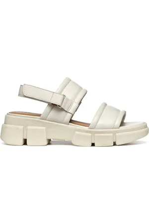 Geox Femme, Chaussures, , Taille: 36 EU Sandales plates Lisbona Sand
