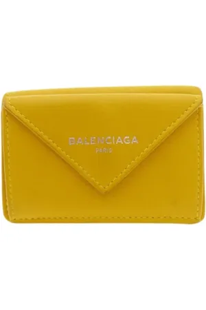 Balenciaga Femme, Pre-owned, Jaune, Taille: ONE Size Pre-owned Cuir petite-maroquinerie