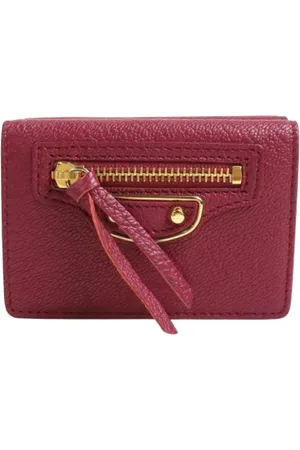 Balenciaga Unisex, Pre-owned, Rouge, Taille: ONE Size Pre-owned Cuir petite-maroquinerie