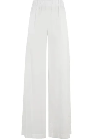 FEDERICA TOSI Femme, Pantalons, Blanc, Taille: 40 FR Pantalon Élégant pour Femmes