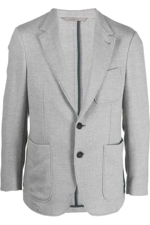 CANALI Homme, Vestes, Gris, Taille: L Veste en laine avec doublure en polyester