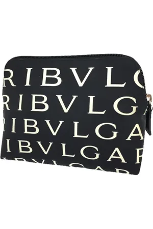 Bvlgari Femme, Pre-owned, Noir, Taille: ONE Size Pre-owned Tissu sacs-main