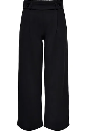 JACQUELINE DE YONG Femme, Pantalons, Noir, Taille: 38 FR L32 Pantalon Large Collection Automne/Hiver