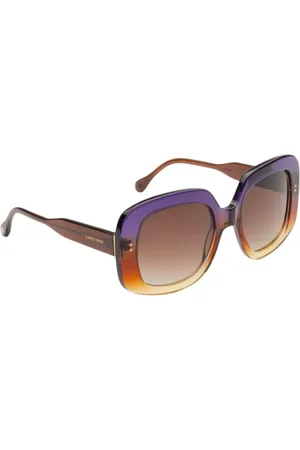 CLARIS VIROT Femme, Accessoires, Multicolore, Taille: ONE Size Lunettes de Soleil Amétrine avec Détail Scarabée