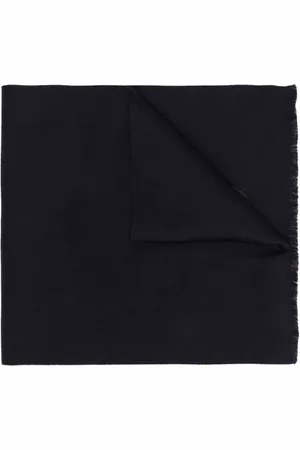 Paul & Shark Homme, Accessoires, Bleu, Taille: ONE Size Écharpe en laine brodée
