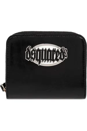 Dsquared2 Femme, Accessoires, Noir, Taille: ONE Size Portefeuille avec Logo