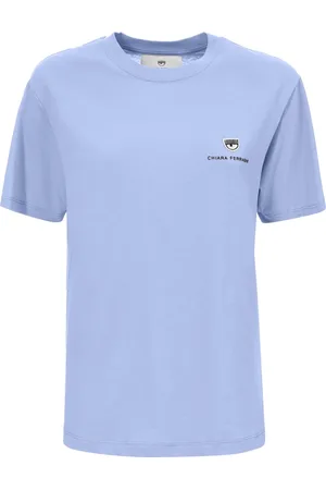 Chiara Ferragni Femme, Tops, Bleu, Taille: 38 FR T-shirts et polos élégants