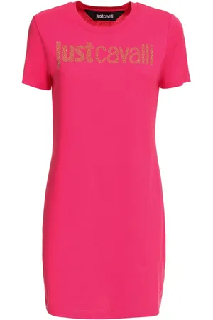 Roberto Cavalli Femme, Robes, Rose, Taille: 42 FR Robes Élégantes