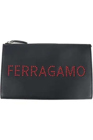 Salvatore Ferragamo Femme, Pre-owned, Noir, Taille: ONE Size Pre-owned Cuir pochettes-minaudieres