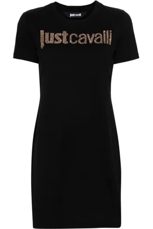 Roberto Cavalli Femme, Robes, Noir, Taille: 42 FR Collection de Robes Élégantes
