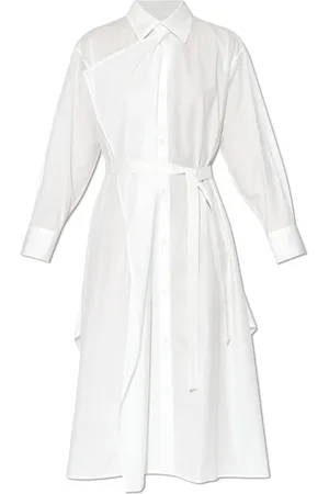 Y-3 Femme, Robes, Blanc, Taille: 40 FR Robe Chemise