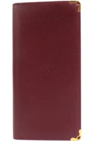 Cartier Homme, Pre-owned, Rouge, Taille: ONE Size Pre-owned Cuir petite-maroquinerie